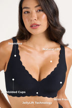 Scalloped Deep V Smooth  PureLift™ Bra