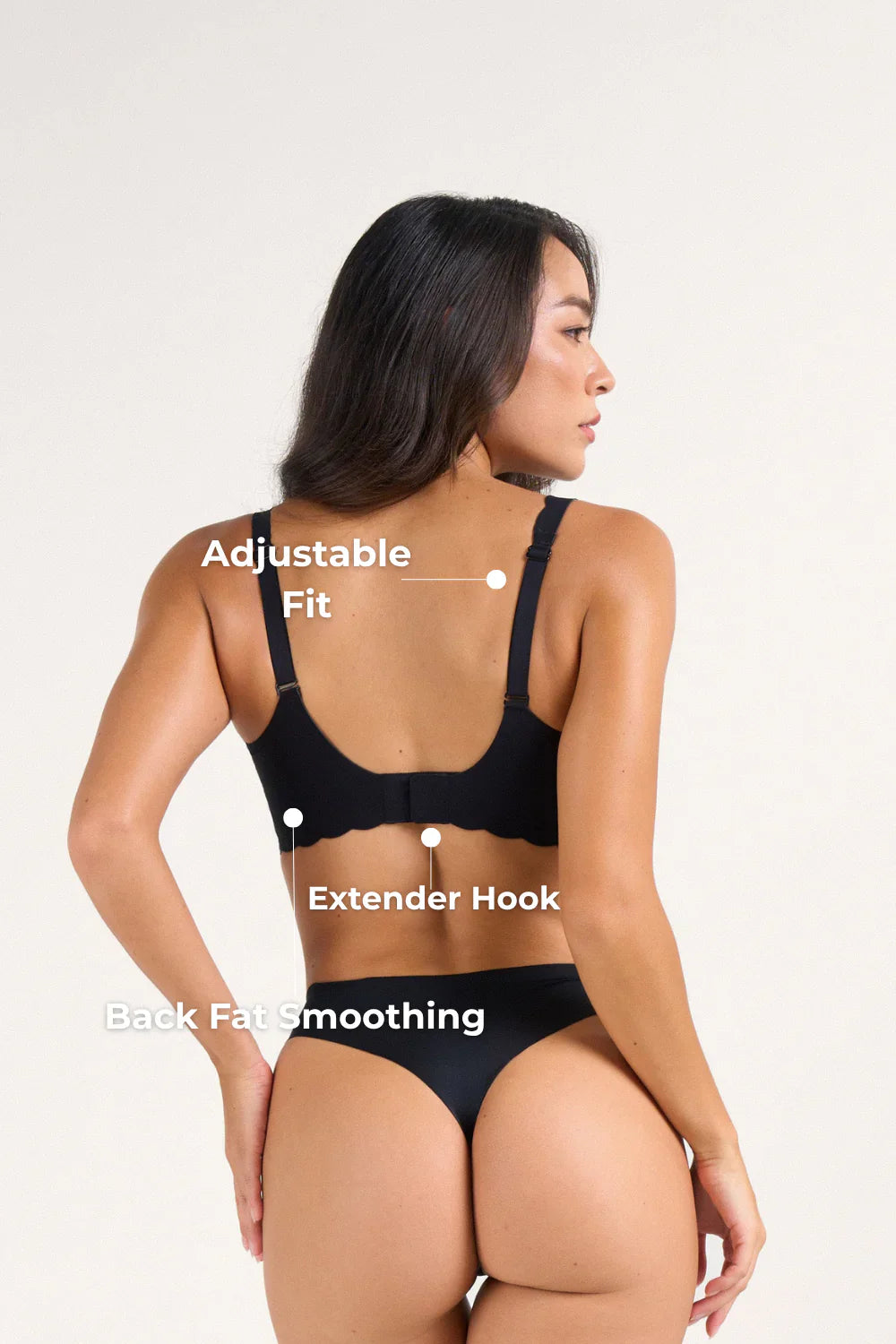 Scalloped Deep V Smooth  PureLift™ Bra