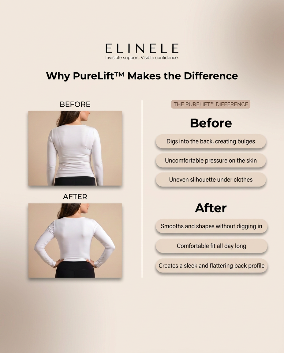 Scalloped Deep V Smooth  PureLift™ Bra