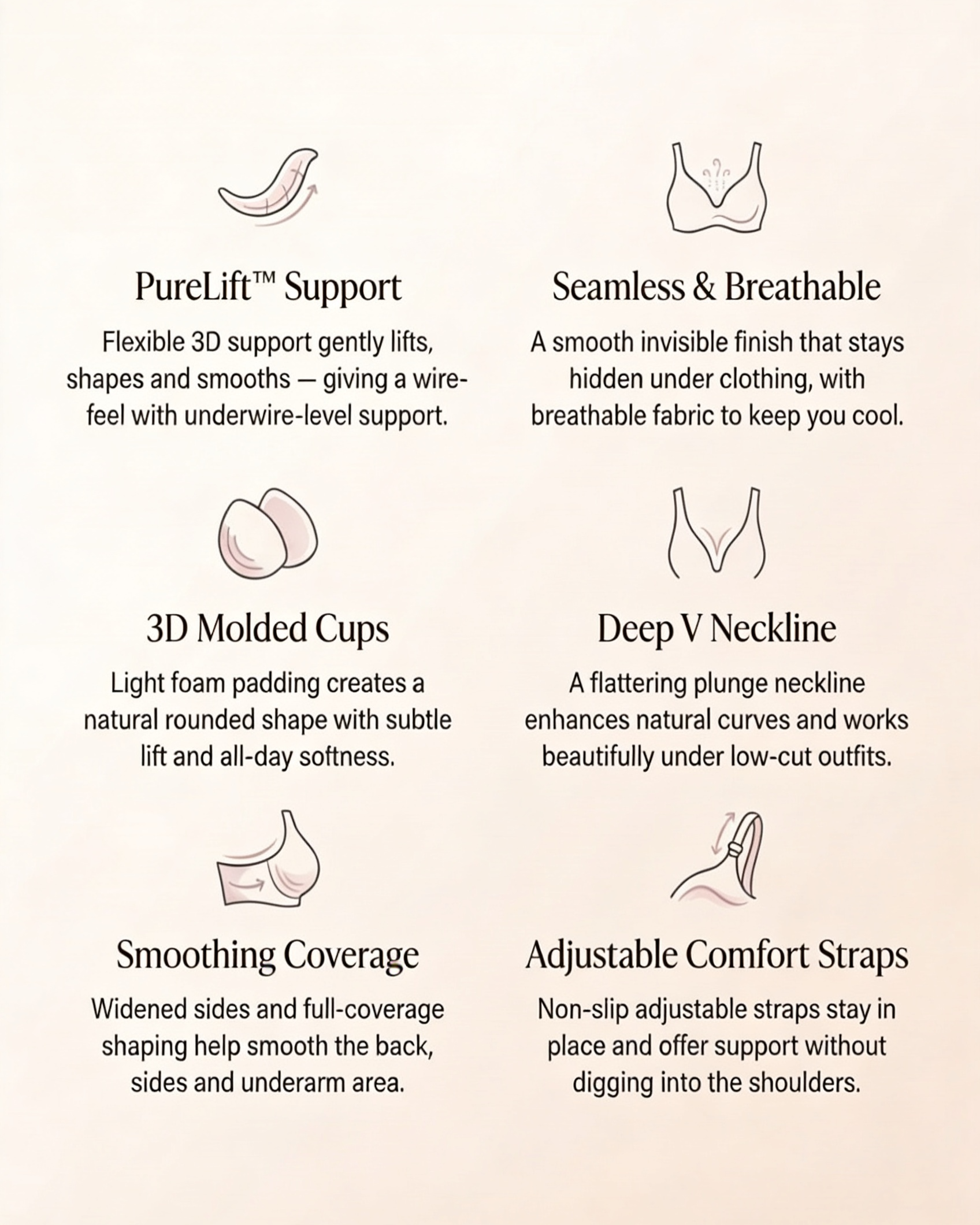 Soft Sculpt Minimizer Bra – Seamless & Cooling