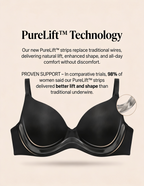 Scalloped Deep V Smooth  PureLift™ Bra